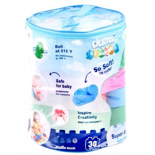 DUMEL DUŻE SUPER MIĘKKIE KLOCKI DUMI BLOCKS na Arena.pl