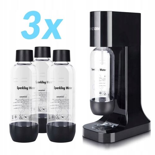 SATURATOR + 3x BUTELKI Saturator do wody + NABÓJ Zestaw Menzsoda na Arena.pl