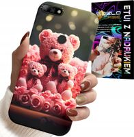 ETUI DO HUAWEI Y7 2018 - RODZINKA RÓŻANYCH MISIÓW UPOMINEK +FOLIA