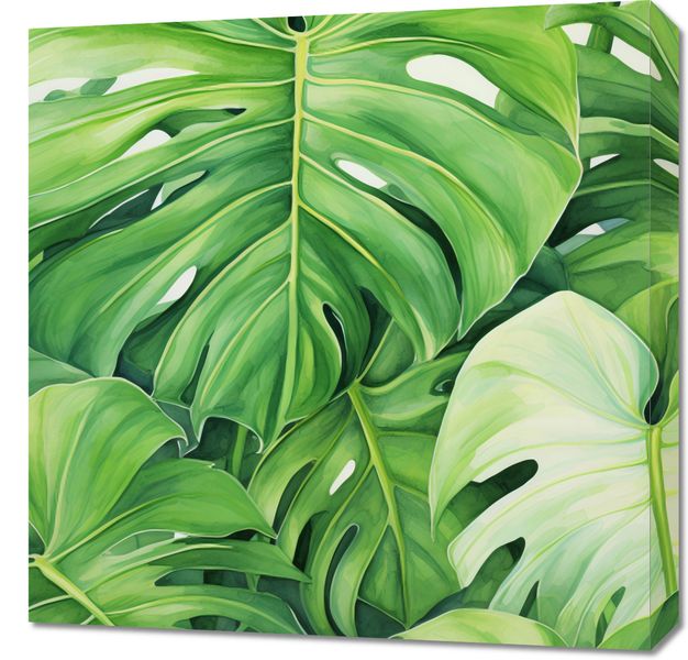 Obraz 60x60cm Tajemnice Liści zdjęcie 1