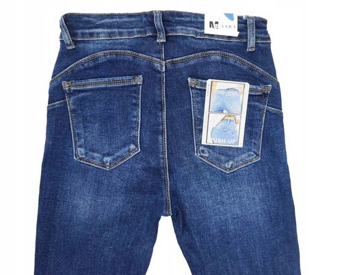 tujkama_M.SARA SPODNIE JEANSY WYSZCZUPLAJĄCE PUSH na Arena.pl