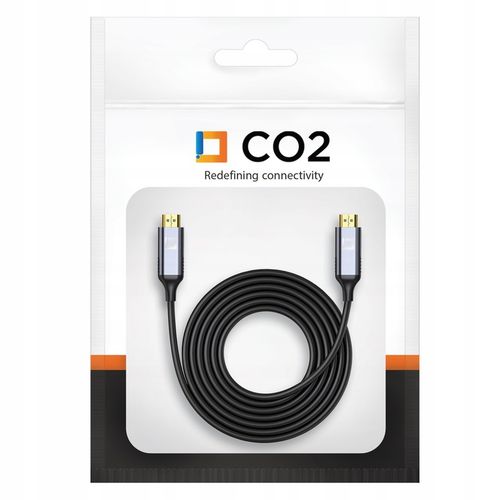CO2 KABEL HDMI 2.1 PRZEWÓD HDMI - HDMI HDR eARC FULL HD 4K 120HZ 8K 60HZ 2M na Arena.pl