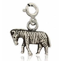 SREBRNY CHARMS ZEBRA PRÓBA SREBRA 925