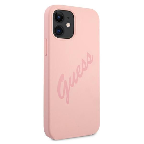 Etui Guess do iPhone 12 mini, Różowy zdjęcie 4