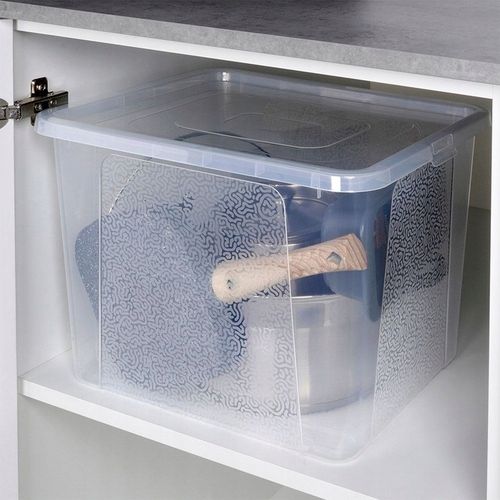 Pojemnik DO PRZECHOWYWANIA plastikowy duży pudełko box zabawki 30L na Arena.pl