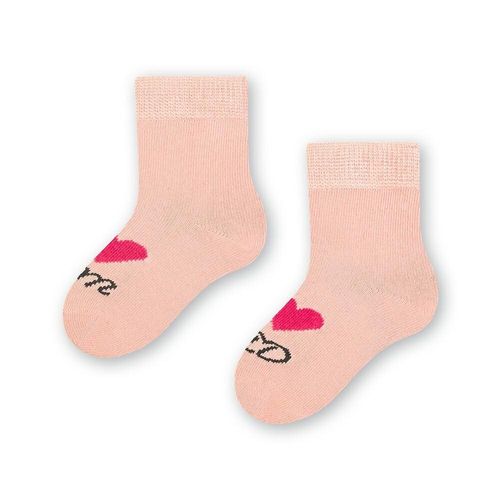 SKARPETKI NIEMOWLĘCE COTTON CANDY 138 14-16 różowy/żyrafa 357 na Arena.pl