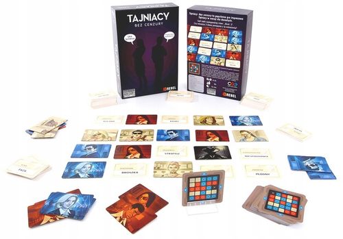 Tajniacy Bez Cenzury gra planszowa polegająca na skojarzeniach 4 - 8 osób, na Arena.pl