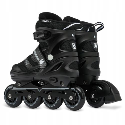 Rolki Regulowane RAVEN Drill Black 34-37 na Arena.pl