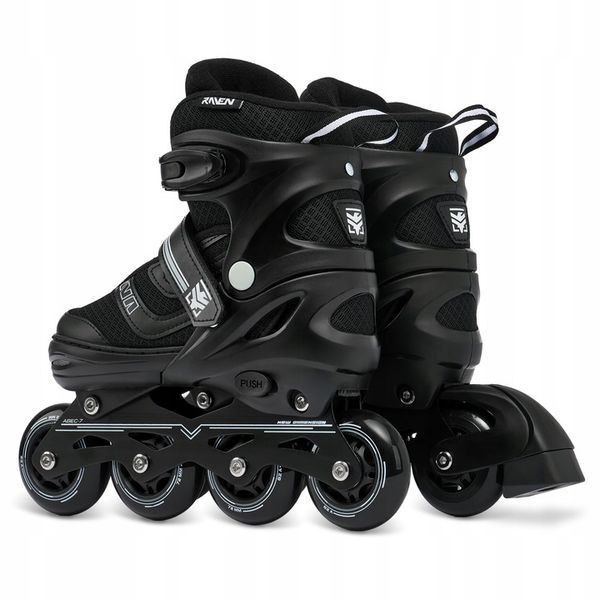 Rolki Regulowane RAVEN Drill Black 34-37 zdjęcie 11