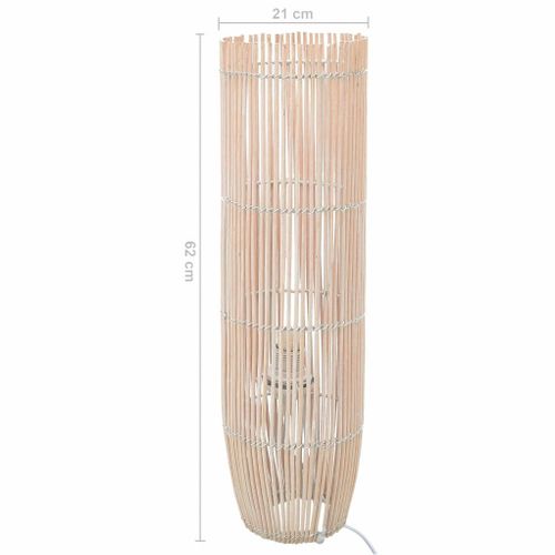 Lampa podłogowa wiklina biała 61cm E27 VidaXL na Arena.pl