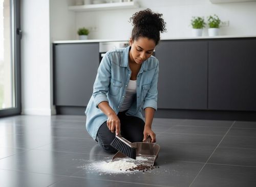 zmiotka z szufelką komplet 2w1 konex na Arena.pl