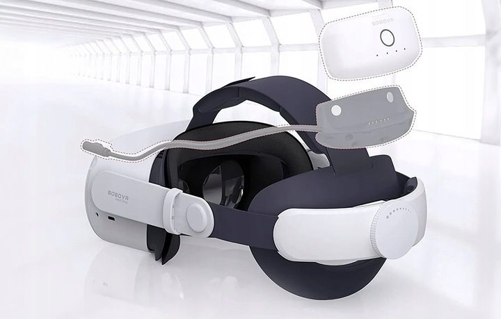 BOBOVR M1 PLUS MOCNY PASEK NA GŁOWĘ Z REGULACJĄ DO GOGLI VR OCULUS QUEST 2 zdjęcie 3