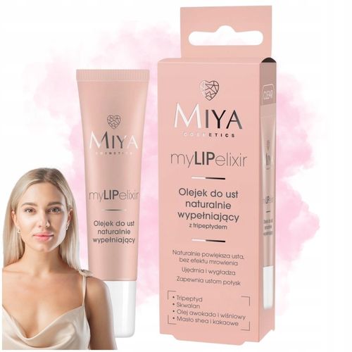 Olejek do Ust Naturalnie Wypełniający Nawilżający Ujędrniający 10 ml Miya na Arena.pl