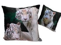 Poduszka z wypełnieniem/suwak - Tygrysy (CARMANI)