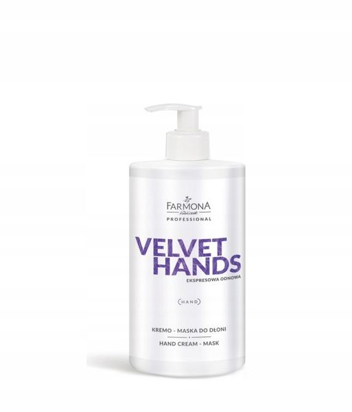 Farmona Velvet Hands Krem maska do dłoni 500ml zdjęcie 1