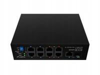 Switch niezarządzalny Lanberg Light industrial POE 4XBT 4XAT SFP+ETH DIN
