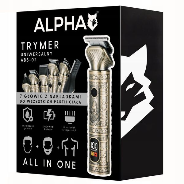 Trymer Alpha Maszynka 7w1, Golarka Do Brody, Do Ciała zdjęcie 11