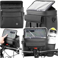 TORBA ROWEROWA NA KIEROWNICĘ SAKWA KIESZEŃ NA TELEFON MAPY NAWIGACJĘ GPS