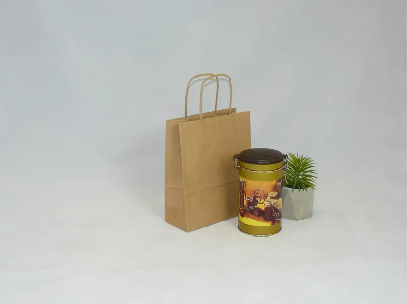 Torba papierowa mała 18 x 8 x 22,5 cm zdjęcie 2