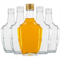 10x Butelki szklane Bonaparte 250 ml na bimber wino NALEWKI WÓDKĘ SOK