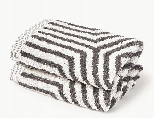 Ręcznik z bawełny Fatu x 2 sztuki 50 x 100 cm gramatura 470 g/m² na Arena.pl