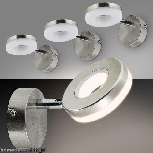 LAMPA ŚCIENNA LED RING 5W STAL NIERDZEWNA DESIGN A+ na Arena.pl