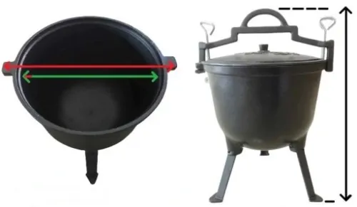 KOCIOŁEK ŻELIWNY MYŚLIWSKI GAR BLUMMENFELD 7L na Arena.pl