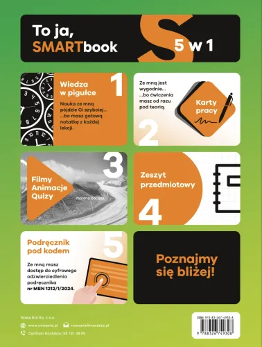 Nowe Oblicza Geografii 1. Smartbook. Liceum I Technikum. Zakres Podstawowy na Arena.pl