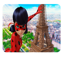 Podkładka pod myszkę Biedronka i Czarny Kot