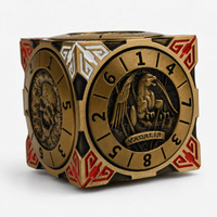 Death Antique Gold | 8 cm | Metal | Kość Kołowa | Dungeons and Dragons