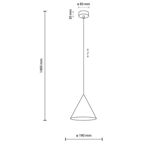 lampa wisząca cono brown 10073tk lighting na Arena.pl