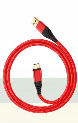 WZMACNIANY KABEL MICRO USB QC 3.0 QUICK CHARGE 1M na Arena.pl