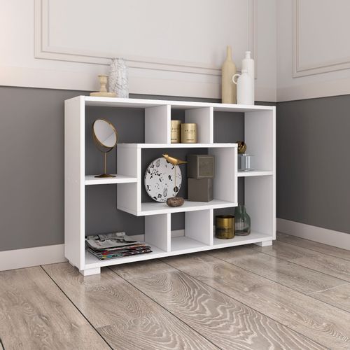 Regał 90x60x20 cm ścienny podłogowy biały matowy na Arena.pl