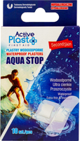 Plastry opatrunkowe Wodoodporne AQUA STOP MIX 10 szt Active-Plast
