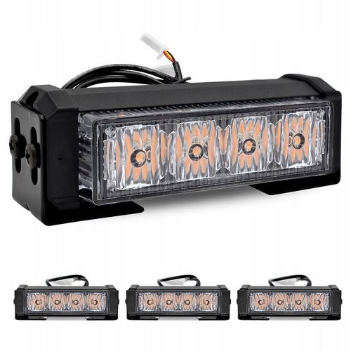 DIODOWE KOGUTY LED STROBOSKOPY LAMPY OSTRZEGAWCZE HOALTE 12V 24V STROBO KPL na Arena.pl