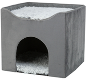 TRIXIE Harvey Legowisko piętrowe budka składana domek pufa kota psa 38x38cm