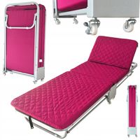 SKŁADANE ŁÓŻKO POLOWE TURYSTYCZNE REGULOWANE OPARCIE LEŻANKA LEŻAK POLÓWKA