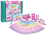 Zestaw Do Makijażu + Sukienka Tęczowa