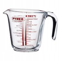 PYREX SZKLANY DZBANEK Z MIARKĄ ZE SZKŁA UCHWYT 0,5