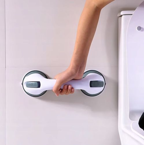 2X UCHWYT ŁAZIENKOWY DLA OSÓB STARSZYCH NA PRZYSSAWKI POD PRYSZNIC DO WC na Arena.pl