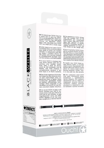 Silicone Bit Gag - With Adjustable Bonded Leather Straps na Arena.pl