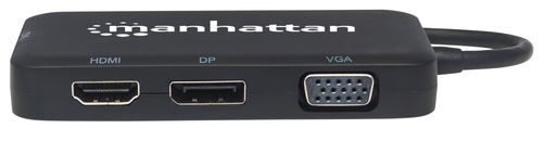 Adapter Manhattan AV USB-C na HDMI/DP/DVI/VGA 4K60Hz 152600 na Arena.pl