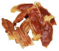 Ucho królika nadziewane mięsem kaczki - pyszny gryzak dla psa Maced 500g