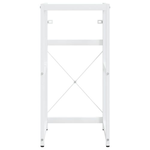 Stelaż łazienkowy z wbudowaną umywalką, biały, żelazo na Arena.pl