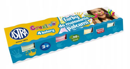 farby do malowania palcami astra creativo 4 kol na Arena.pl