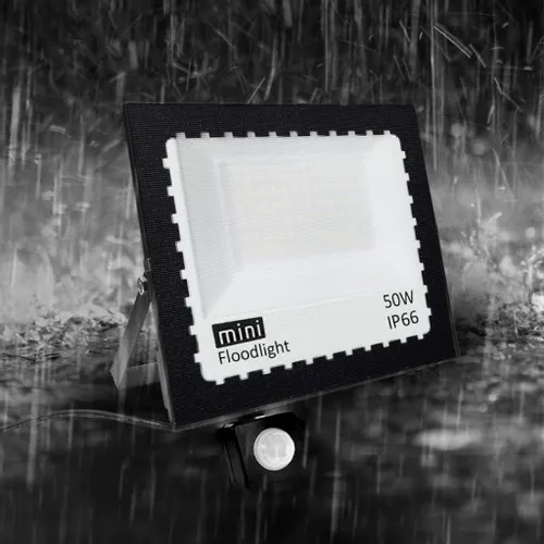 HALOGEN LED 50W NAŚWIETLACZ SLIM CZUJNIK RUCHU ZEWNĘTRZNY DO MAGAZYNU na Arena.pl