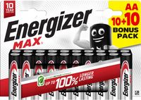 bateria energizer max aa lr6 10+10 szt. - en 437867