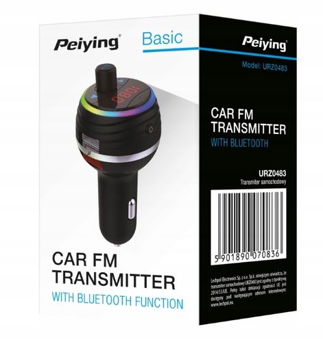 Transmiter Samochodowy BT 5.0 2x USB SD Ładowarka na Arena.pl