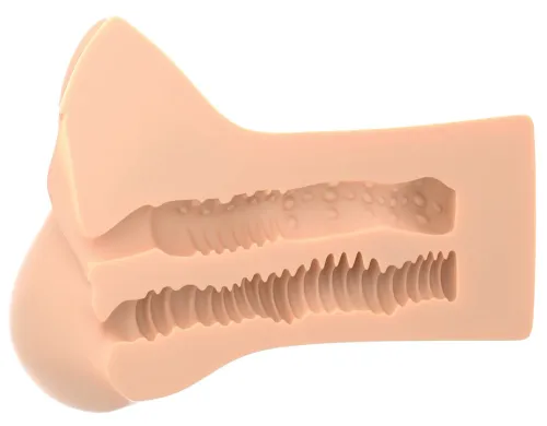 pdx plus pick your pleasure xl stroker - model dwukanałowy, jasny 22,9 cm na Arena.pl