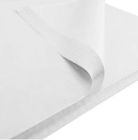 Bibuła ozdobna do pakowania 50x70cm BIAŁA gładka 100szt.